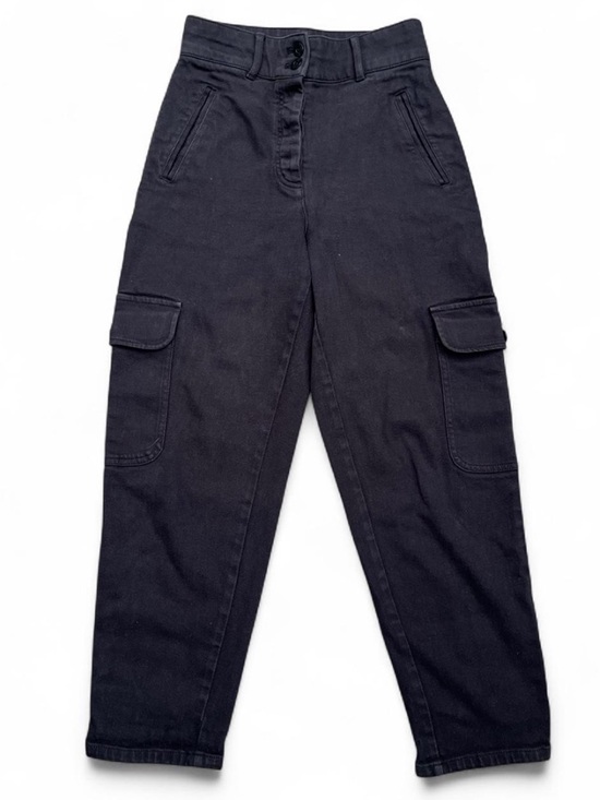 Aritzia Pants - Aritzia Wilfred size 2 XS Black Cargo High-Waist Pants Cotton jeans